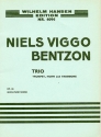 Niels Viggo Bentzon, Brass Trio Op.82 Trumpet, Horn and Trombone Partitur