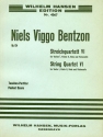 Niels Viggo Bentzon, String Quartet No.6 Op.124 Streichquartett Studienpartitur