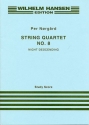 Per Nrgrd, String Quartet No.8 'Night Descending' Streichquartett Studienpartitur