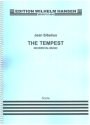 Jean Sibelius, The Tempest Op.109 Orchestra, SATB, Soprano, Tenor, Mezzo-Soprano, Baritone Voice Partitur