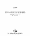 Regnvejrsdag i November for mixed chorus a cappella vocal score (dk)