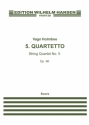 Vagn Holmboe, String Quartet No.5 Streichquartett Partitur + Stimmen