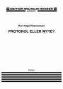 Karl Aage Rasmussen, Protokol Eller Myte Percussion, Electric Guitar, Accordion Partitur