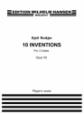 Kjell Roikjer, 10 Inventions Op.55 For 2 Tubas 2 Tubas Buch