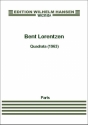 Bent Lorentzen, Quadrtata Streichquartett Stimmen-Set