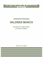 Johannes Hanssen, Valdres March Brass Band Partitur + Stimmen