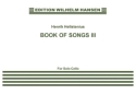 Henrik Hellstenius, Book Of Songs Iii  Buch