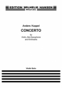 Anders Koppel, Concerto For Violin, Saxophone and Orchestra Violin, Saxophone and Orchestra Stimme