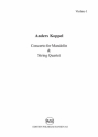 Anders Koppel, Concerto For Mandolin And String Quartet Mandolin and String Quartet Stimmen-Set