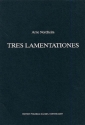 Arne Nordheim, Tres Lamentationes SATB Klavierauszug