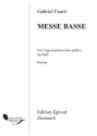 Messe Basse  Partitur