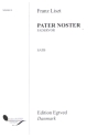 Pater Noster (Fadervor) for mixed chorus a cappella choral score (la)