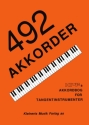 492 Akkorder - Akkordbog For Tangentinstrumenter Keyboard and Piano Buch