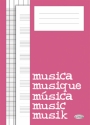 Quaderno di Musica (Block, Cahier de Musique)  Buch