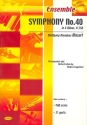 Symphony g minor no.40 KV550 for variable ensemble score and 21 parts