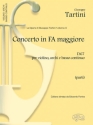 Concerto in F Major D67 per violino, archi e basso continuo parti