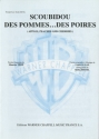 Sacha Distel, Scoubidou, des Pommes... Des Poires Vocal and Piano Buch