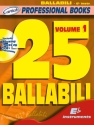 25 Ballabili Con Cd Eb Instrument Buch + CD