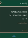 Carl Czerny, 30 Nuovi Studi del Meccanismo Op.849 Klavier Buch