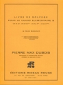 Pierre-Max Dubois, Livre de Solfge - Cours lmentaire B Alle Instrumente Buch