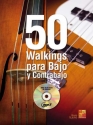 Antonio Tejero, 50 Walkings para Bajo y Contrabajo Bass Guitar Buch + CD