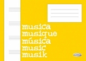 Quaderno di Musica (Block, Cahier de Musique)  Buch