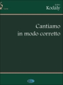 Zoltn Kodly, Cantiamo In Modo Corretto Vocal Buch