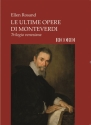 E. Rosand, Le Ultime Opere di Monteverdi Klavier Buch