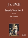 Suite franchese no.1 BWV812 per 2 chitarre partitura e parti