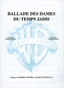 Georges Brassens, Ballade des Dames du Temps Jadis Vocal and Piano Buch