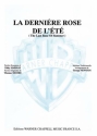 La 'Dernire Rose de l't Vocal and Piano Buch