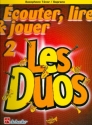 couter, lire, jouer vol.2 - Les Duos pour 2 saxophones soprano (tnor) (frz) partition