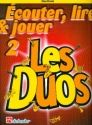 couter, lire, jouer vol.2 - Les Duos pour 2 hautbois (frz) partition