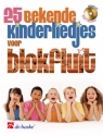 25 bekende kinderliedjes voor blokfluit Soprano Recorder Buch + CD