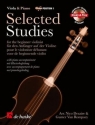 Selected studies (+CD) for beginner viola and piano Dezaire, Nico, arr.