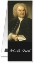 Lesezeichen Bach Portrait magnetisch 10,5x4,4cm