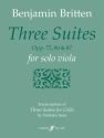 3 Suites vor Cello for viola