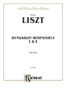 HUNGARIAN RHAPSODIES NOS.1+2 FOR PIANO