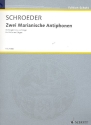 2 Marianische Antiphonen fr Gesang und Orgel