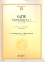 Gymnopdie Nr. 1 fr Klarinette in B und Klavier