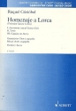 Homenaje a Lorca fr gemischten Chor a cappella Chorpartitur