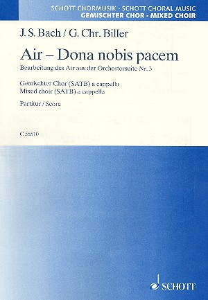 Air - Dona nobis pacem fr gem Chor a cappella Partitur