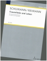 Frauenliebe und Leben op. 42 fr Sopran und Streichquartett Partitur und Stimmen