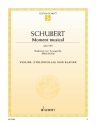 Schubert, Franz, Moment Musical op. 94/3 fr Violine (Violoncello) und Klavier