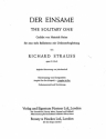 Der Einsame op. 51/2 fr mittelere Singstimme und Klavier