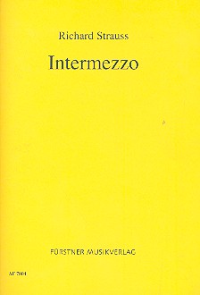 Intermezzo op. 72 Eine brgerliche Komdie Libretto (dt)