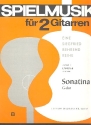 Sonatina G-Dur fr 2 Gitarren Partitur und Stimme