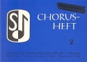 Chorus-Heft 2: C-Stimme mit Texten und Akkorden