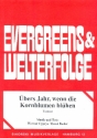 bers Jahr wenn die Kornblumen blhen: fr Klavier/Gesang/Akkorde