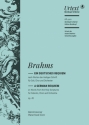 Ein Deutsches Requiem op.45 fr Soli, gem Chor und Orchester Klavierauszug